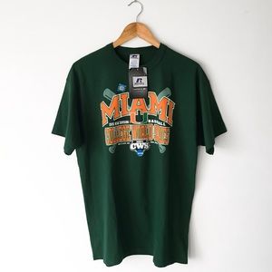 NEW University of Miami College World Series Shirt